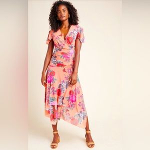 Maeve Simone floral midi dress size small
Maeve by Anthropologie